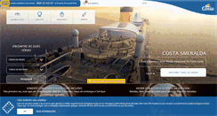 Desktop Screenshot of costacruzeiros.com.pt