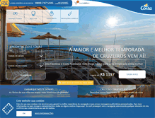 Tablet Screenshot of costacruzeiros.com